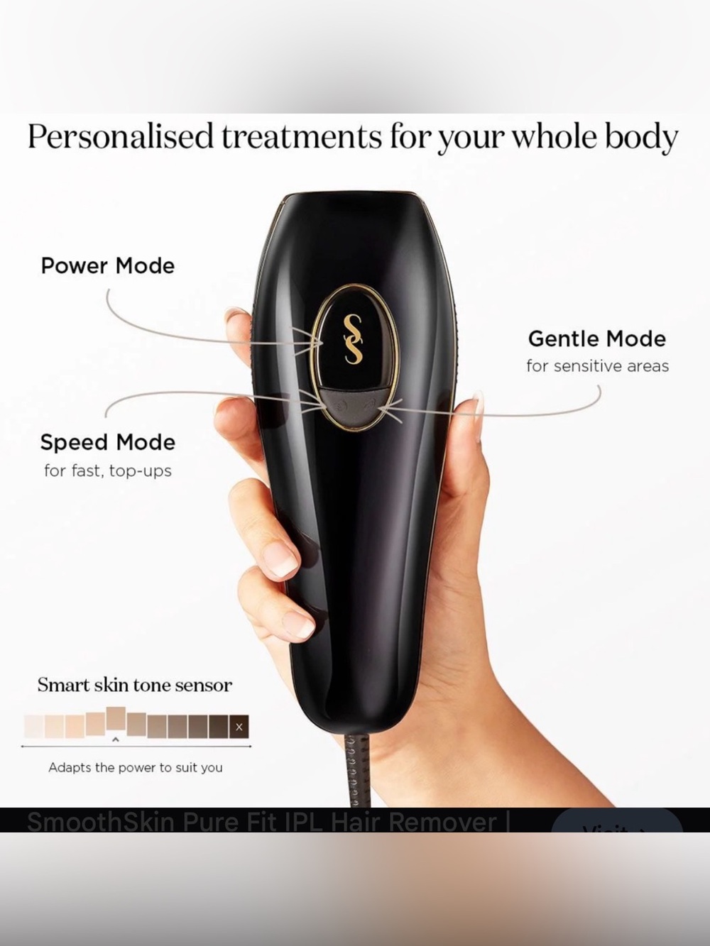 SmoothSkin Pure Fit IPL Laser Hair Removal Device
Brand New & Never Used!